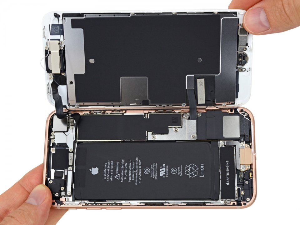 Замена экрана оригинал iphone 8