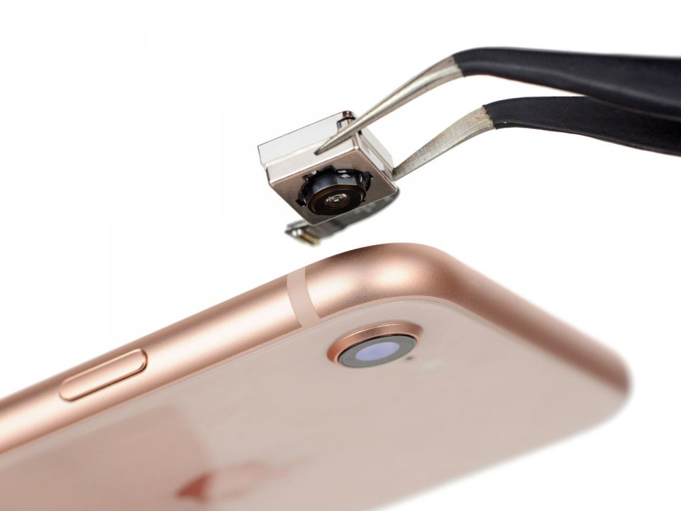замена камеры iphone 8