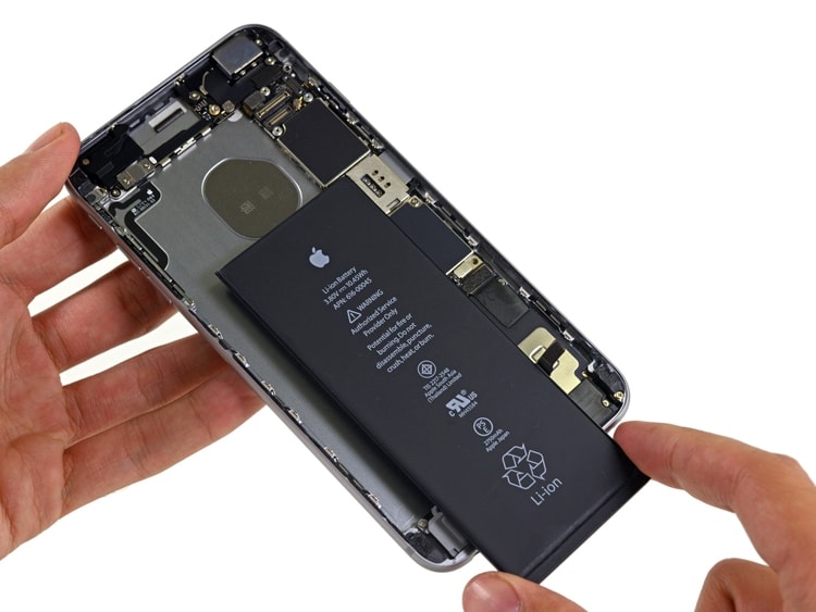 iphone 6s plus замена аккумулятора