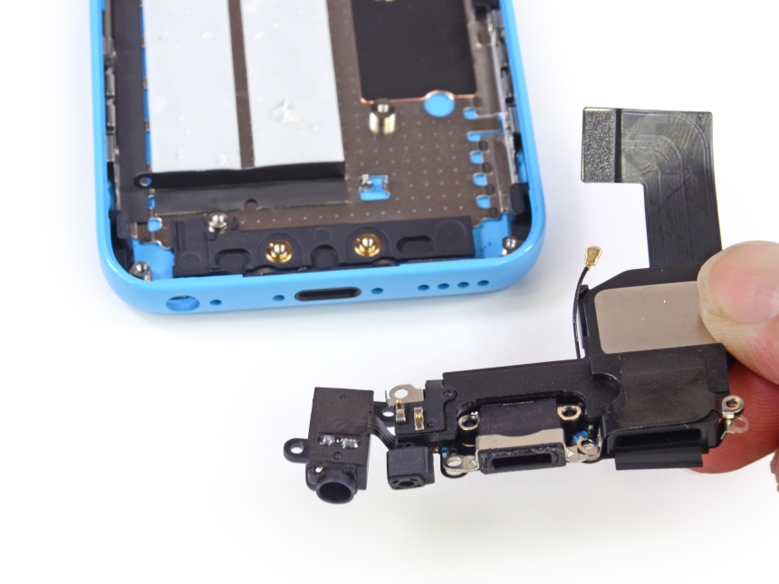iphone 5c замена разъема зарядки