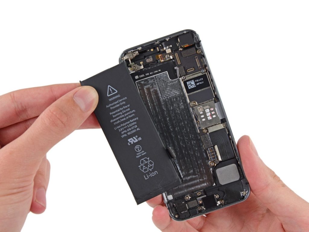 iphone 5s замена аккумулятора