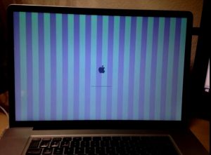 macbook pro аретфакты на экране