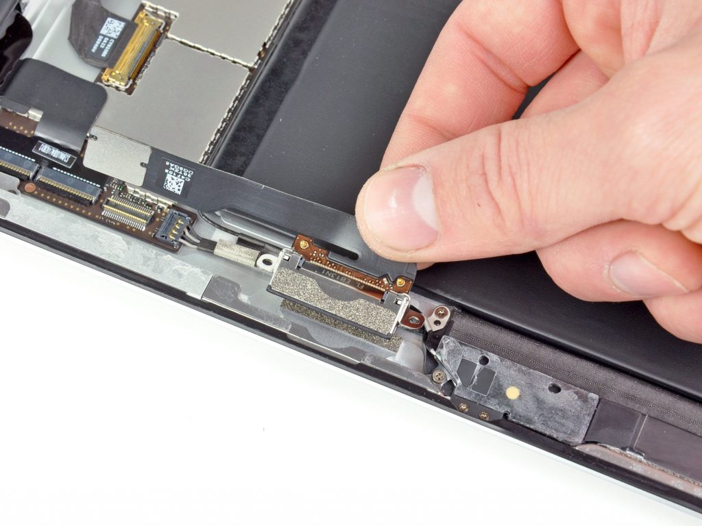 замена разъема зарядки ipad 2