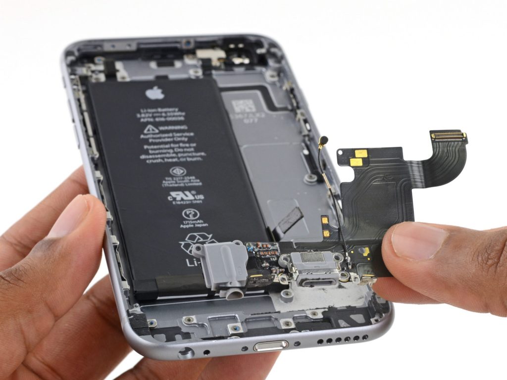 замена разъема зарядки iphone 6s