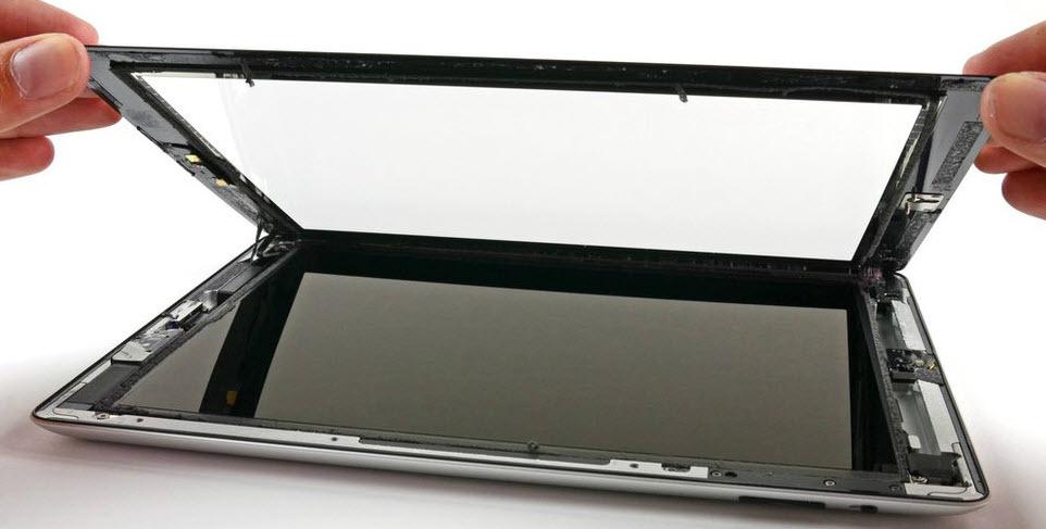 замена стекла ipad 4