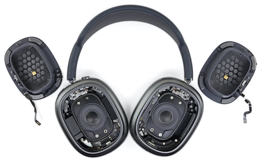 Гарнитура AirPods Max снятие накладок