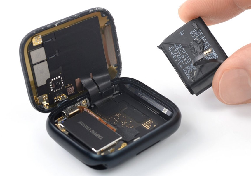 Замена батареи Apple Watch 9